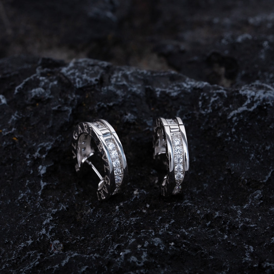 [✨ROSE✨]ZERO 1 MINI SILVER DIAMOND EARRINGS