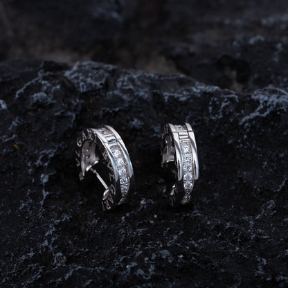 [✨ROSE✨]ZERO 1 MINI SILVER DIAMOND EARRINGS