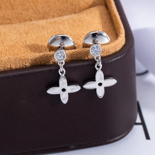 [✨ROSE✨]VIDYLLE SILVER DIAMOND MINI DROP EARRINGS