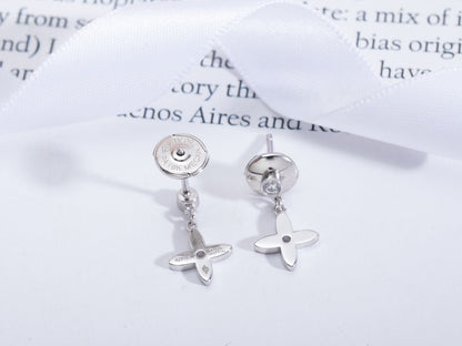 [✨ROSE✨]VIDYLLE SILVER DIAMOND MINI DROP EARRINGS