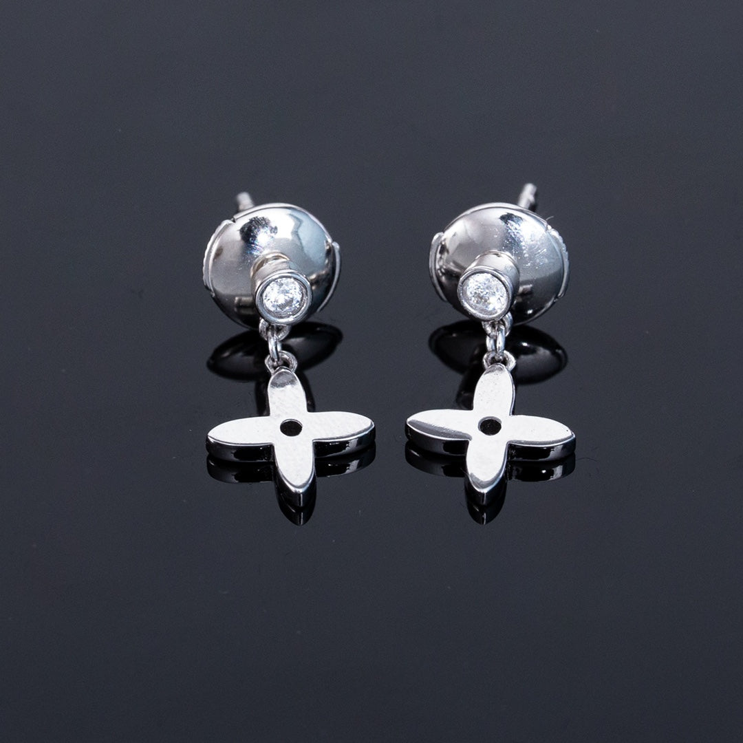 [✨ROSE✨]VIDYLLE SILVER DIAMOND MINI DROP EARRINGS