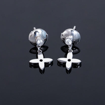 [✨ROSE✨]VIDYLLE SILVER DIAMOND MINI DROP EARRINGS