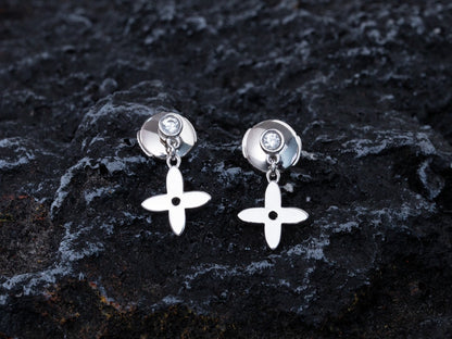 [✨ROSE✨]VIDYLLE SILVER DIAMOND MINI DROP EARRINGS