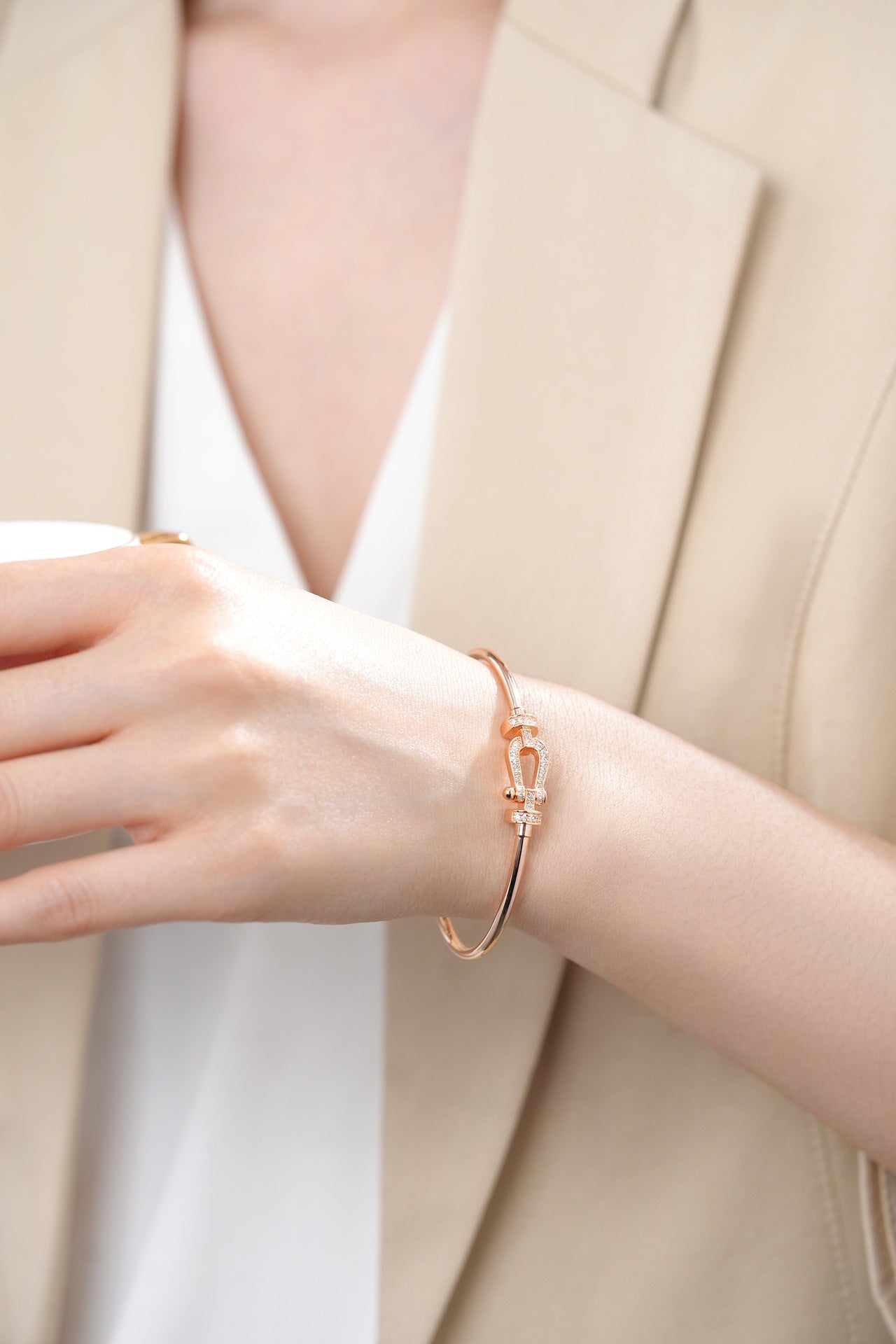 [✨ROSE✨]FORCE 10 MOYEN DIAMOND BRACELET