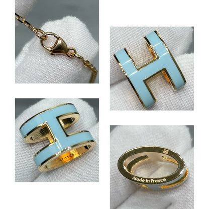[✨ROSE✨]POP H SKY BLUE NECKLACE