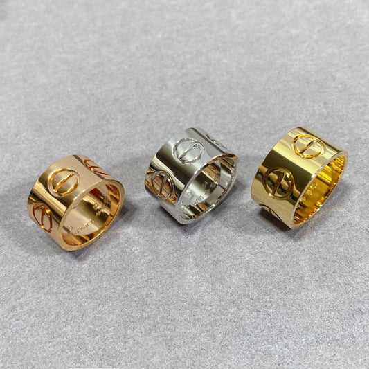 [✨ROSE✨]LOVE 11MM LARGE RING