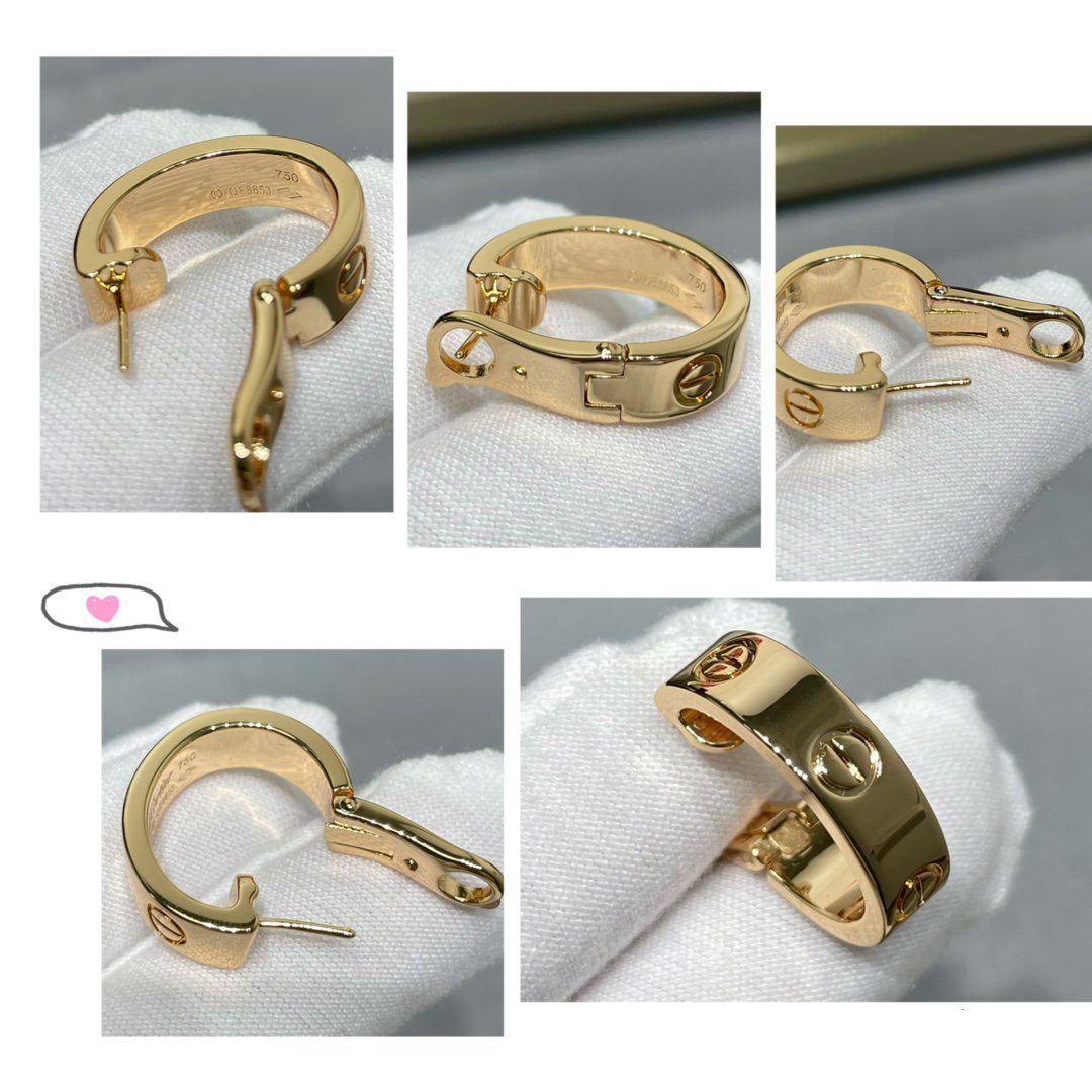[✨ROSE✨]LOVE 5.5MM EARRINGS