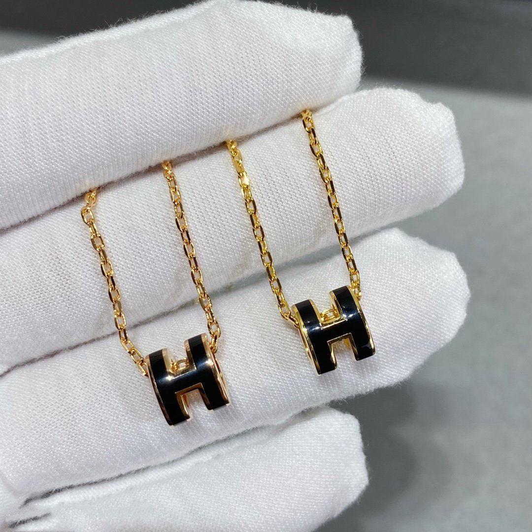 [✨ROSE✨]MINI POP H NECKLACE