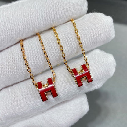 [✨ROSE✨]MINI POP H NECKLACE