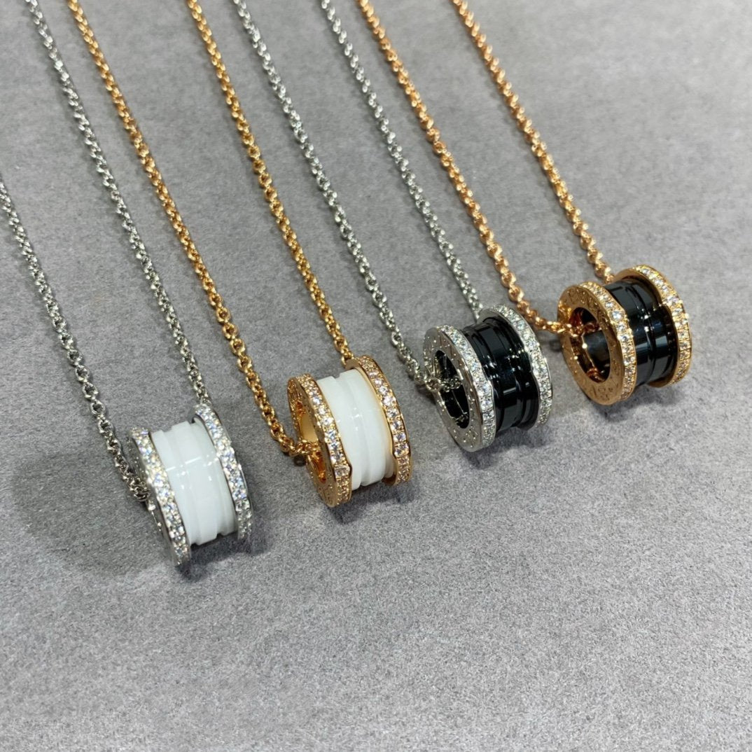 [✨ROSE✨]ZERO 1 DIAMOND CERAMIC NECKLACE