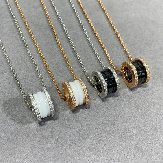 [✨ROSE✨]ZERO 1 DIAMOND CERAMIC NECKLACE
