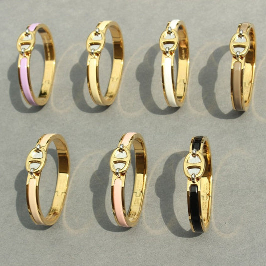 [✨ROSE✨]CLIC CHAINE GOLD BRACELET