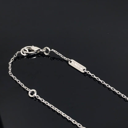 [✨ROSE✨]CLOVER PIETERSITE SILVER LONG NECKLACE