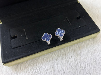 [✨ROSE✨]CLOVER PIETERSITE MEDIUM STUD EARRINGS