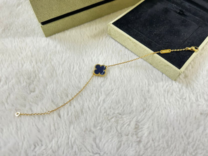 [✨ROSE✨]CLOVER 1 MOTIF PIETERSITE BRACELET