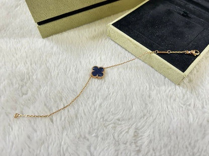 [✨ROSE✨]CLOVER 1 MOTIF PIETERSITE BRACELET
