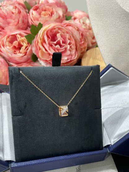 [✨ROSE✨]LIENS EVIDENCE DIAMOND NECKLACE