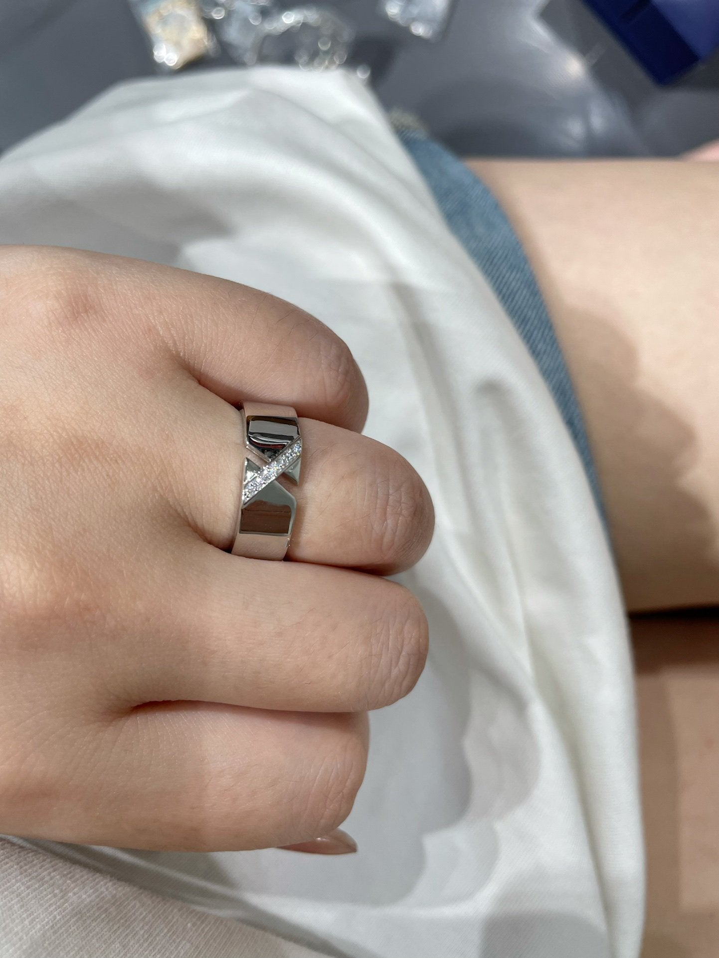 [✨ROSE✨]LIENS EVIDENCE DIAOMOND RING