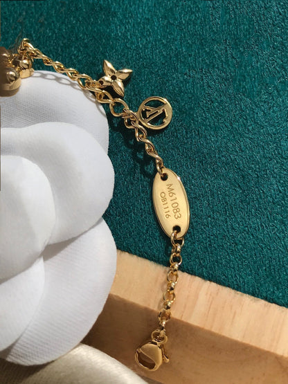[✨ROSE✨]BLOOMING PINK GOLD MOP BRACELET