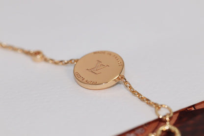 [✨ROSE✨]STAR AND SUN 4 MOTIF PINK GOLD MALACHITE BRACELET