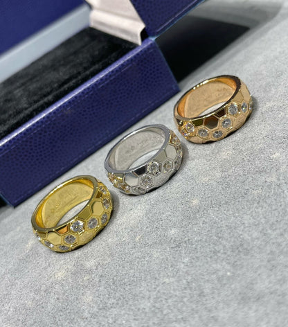 [✨ROSE✨]BEE LOVE DIAMOND LARGE RING