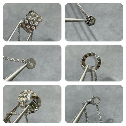 [✨ROSE✨]BEE LOVE DIAMOND PAVED 3 ROW NECKLACE