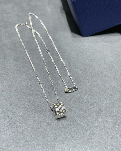 [✨ROSE✨]BEE LOVE DIAMOND PAVED 3 ROW NECKLACE