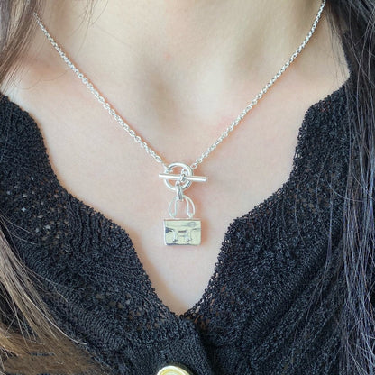[✨ROSE✨]CONSTANCE PEDANT SILVER NECKLACE
