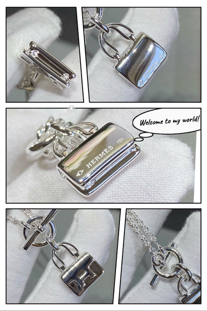 [✨ROSE✨]CONSTANCE PEDANT SILVER NECKLACE