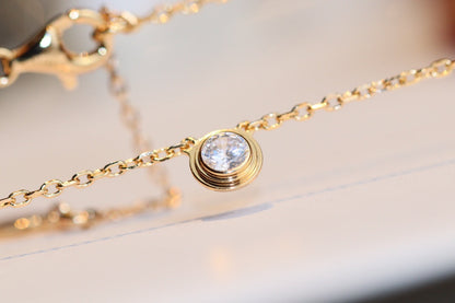 [✨ROSE✨]DAMOUR DIAMOND NECKLACE