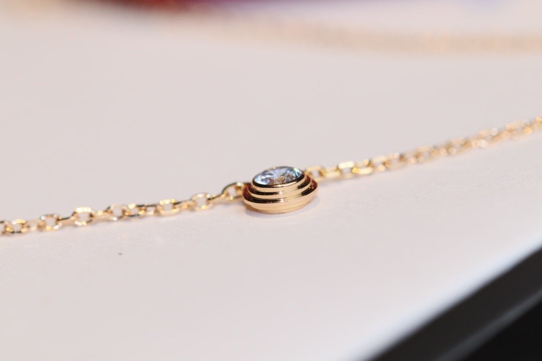 [✨ROSE✨]DAMOUR DIAMOND NECKLACE