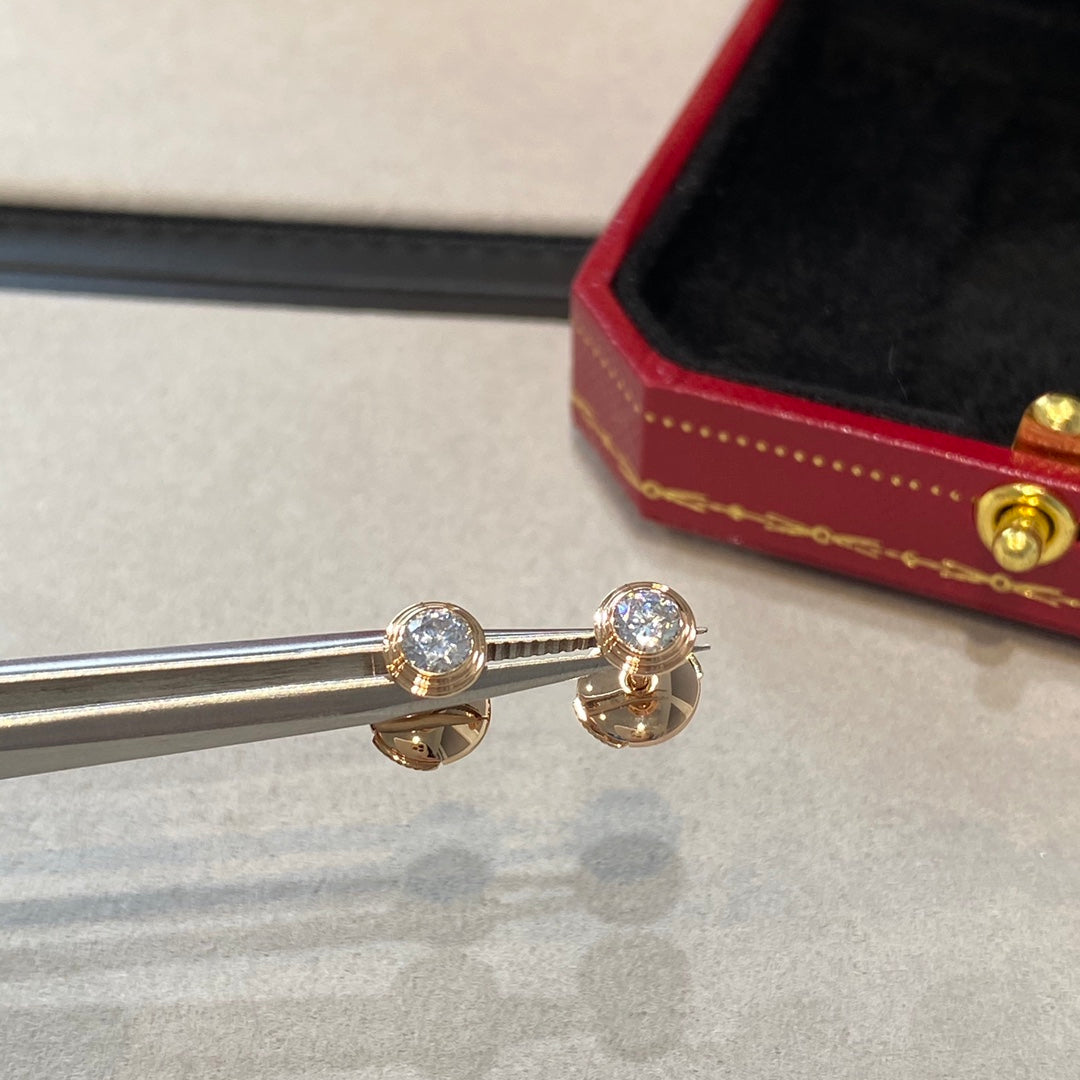 [✨ROSE✨]DAMOUR DIAMOND EARRINGS