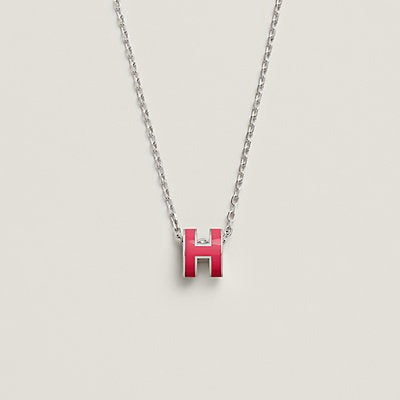 [✨ROSE✨]H NECKLACE PINK