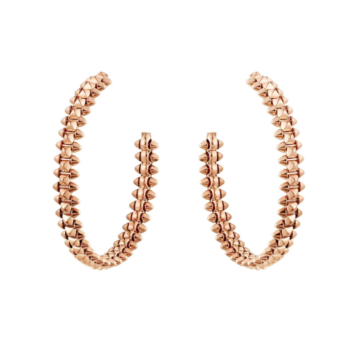[✨ROSE✨]CLASH LARGE HOOP EARRINGS