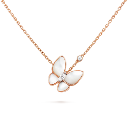 [✨ROSE✨]BUTTERFLY MOP DIAMOND NECKLACE