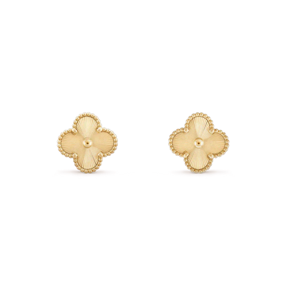 [✨ROSE✨]CLOVER MINI 9.5MM LASER EARRINGS