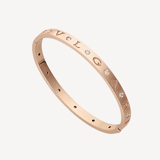 [✨ROSE✨]ZERO 1 PINK GOLD 12 DIAMONDS BRACELET