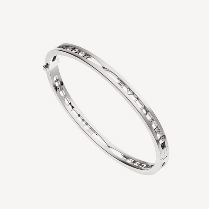 [✨ROSE✨]ZERO 1 SPIRAL LOGO SILVER BRACELET
