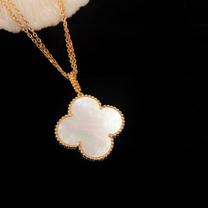 [✨ROSE✨]CLOVER 25MM MOP LARGE PENDANT NECKLACE