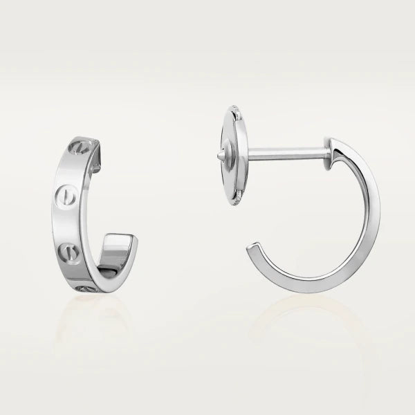 [✨ROSE✨]LOVE EARRINGS 2.65MM SILVER