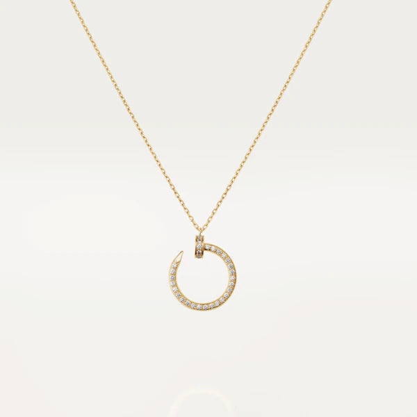 [✨ROSE✨]JUSTE NECKLACE GOLD DIAMONDS