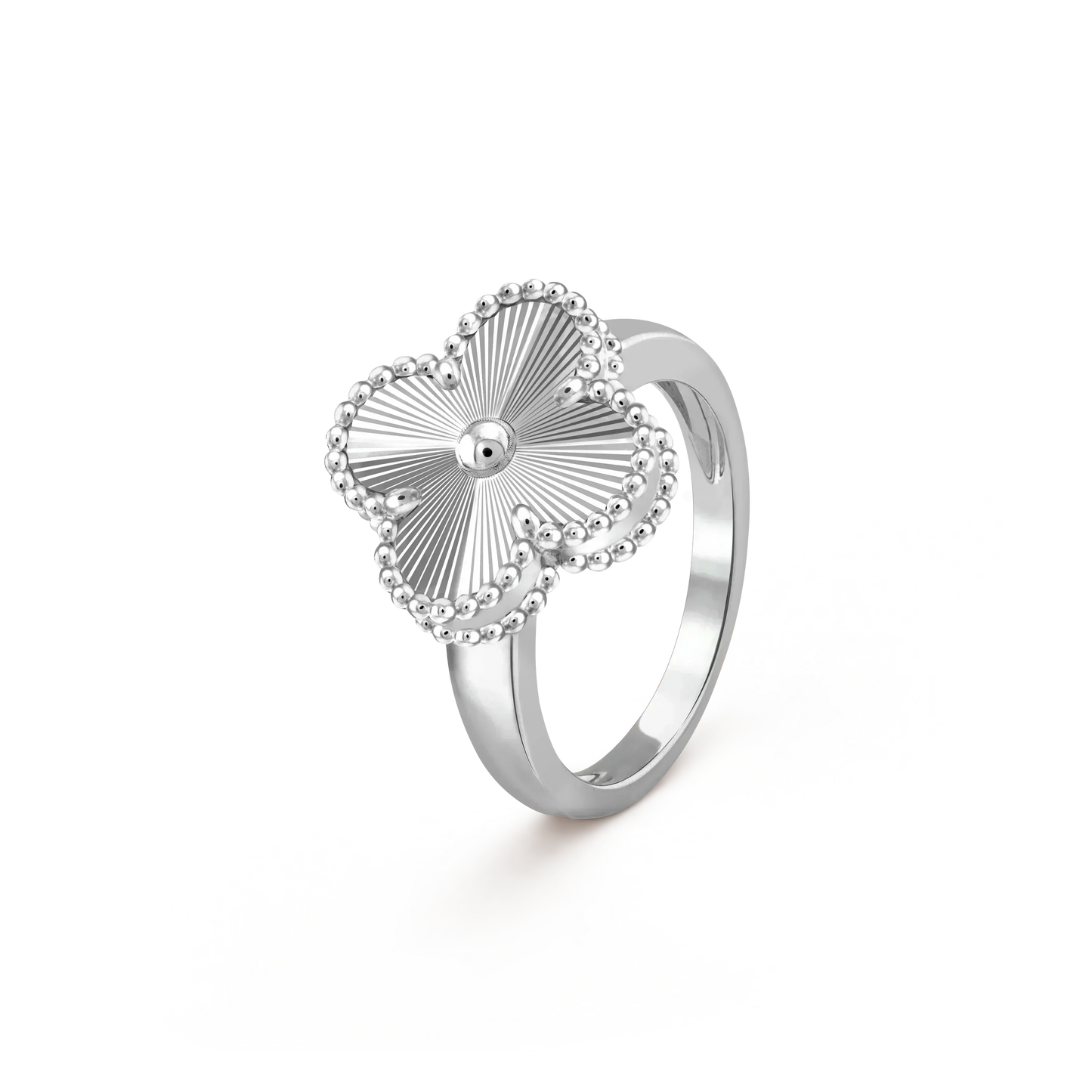 [✨ROSE✨]CLOVER SILVER RING