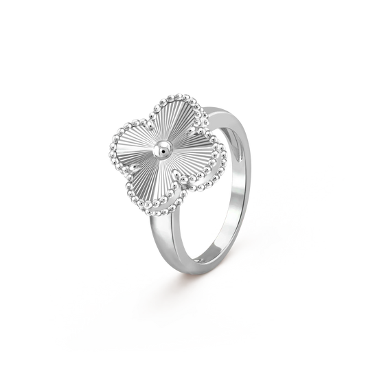 [✨ROSE✨]CLOVER SILVER RING