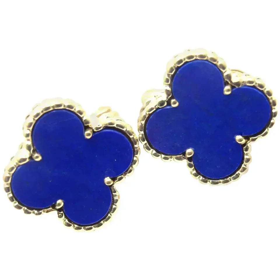 [✨ROSE✨]CLOVER MINI 9.5MM TURQUOISE EARRINGS
