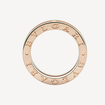 [✨ROSE✨]ZERO 1 ONE-BAND PAVED DIAMONDS ON THE SPIRAL RING