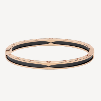 [✨ROSE✨]ZERO 1 PINK GOLD WITH BLACK CERAMIC BRACELET