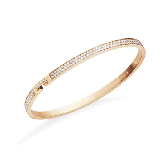 [✨ROSE✨]LIENS VIDENCE DIAMOND PAVED BRACELET