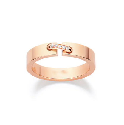 [✨ROSE✨]ALLIANCE LIENS VIDENCE DIAMOND 4MM RING