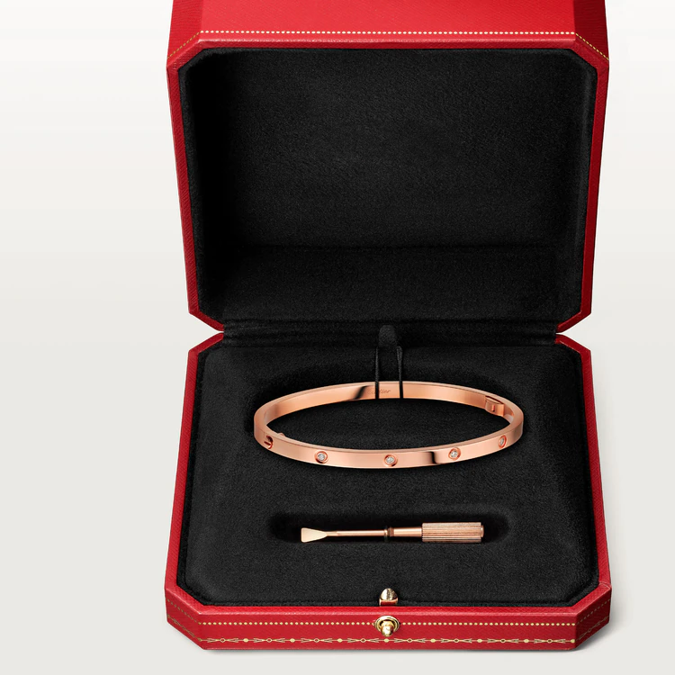 [✨ROSE✨]LOVE BRACELET 3.65MM 10 DIAMONDS
