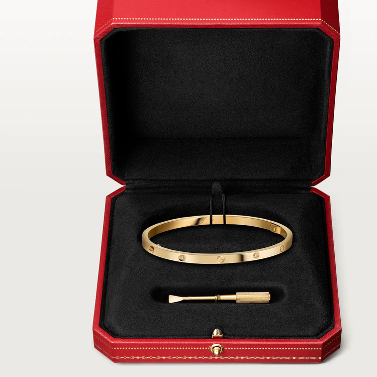 [✨ROSE✨]LOVE BRACELET 3.65MM 6 DIAMONDS